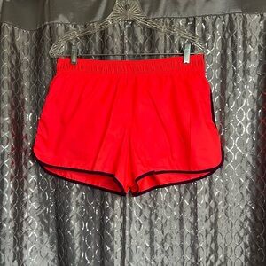 Fluorescent pink Victoria’s Secret Running Short Size L